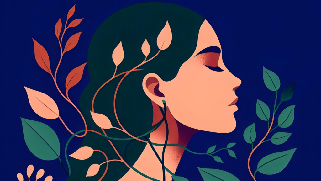 mujer adulta con TDAH, introspección y carga mental invisible